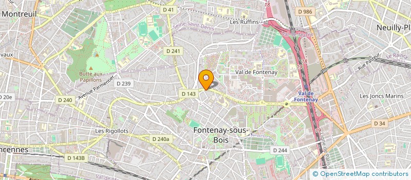 localisation de l'entreprise AGE ET RESPECT à FONTENAY-SOUS-BOIS