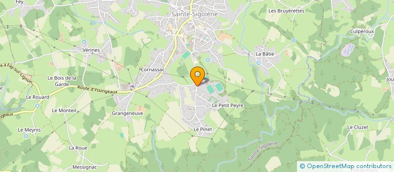 localisation de l'entreprise AGE-GOLENE EVASION  SAINTE-SIGOLENE