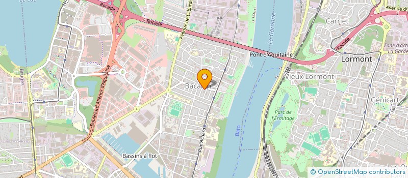 localisation de l'entreprise AGE-I à BORDEAUX