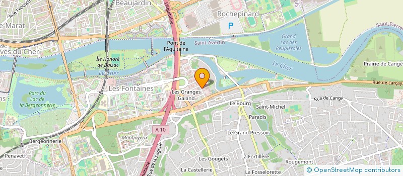 localisation de l'entreprise AGE IMMOBILIER  SAINT-AVERTIN