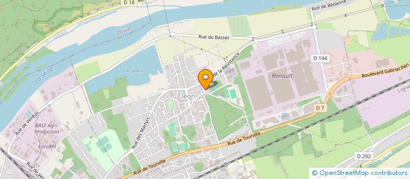 localisation de l'entreprise AGE MAP à CLEON