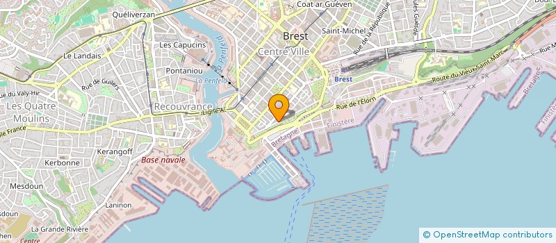 localisation de l'entreprise AGE-PRODUCTION à BREST