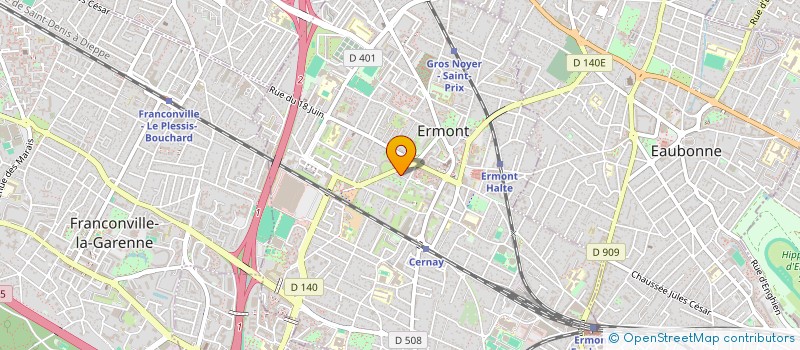 localisation de l'entreprise AGE RENOV à ERMONT