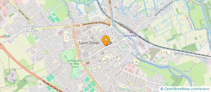 localisation de l'entreprise AGEA  SAINT-OMER