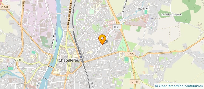 localisation de l'entreprise AGEA GIRAUD LAVRARD, AGEA à CHATELLERAULT