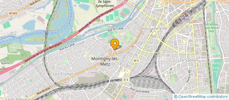 localisation de l'entreprise AGEA GRAND EST  MONTIGNY-LES-METZ