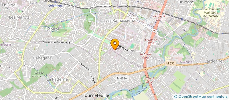 localisation de l'entreprise AGEAT à COLOMIERS