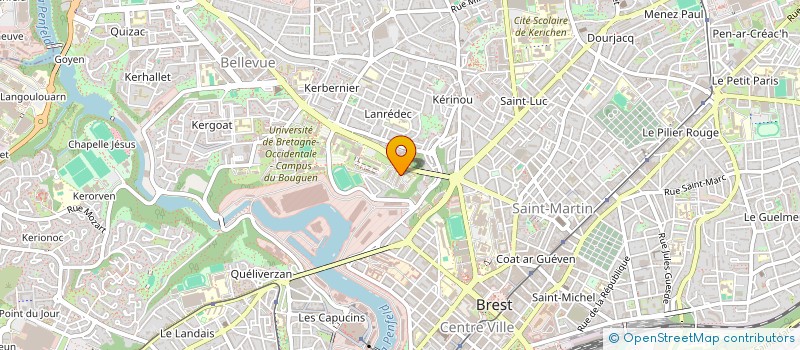 localisation de l'entreprise AGEB à BREST