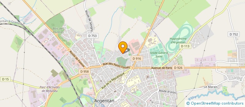 localisation de l'entreprise AGEC DE COCON3S-ORNE  ARGENTAN