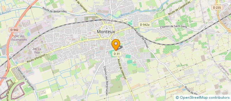 localisation de l'entreprise AGEC INGENIERIE à MONTEUX
