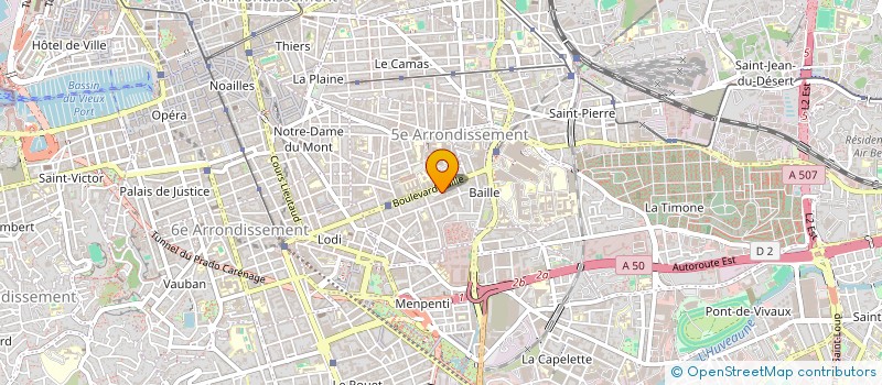 localisation de l'entreprise AGECA à MARSEILLE
