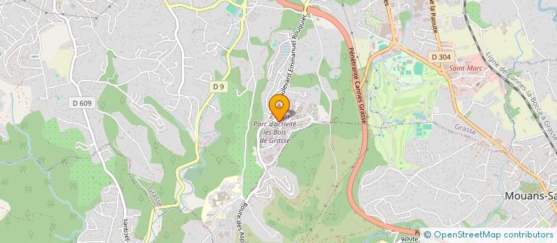 localisation de l'entreprise AGECCO DEVELOPPEMENT à GRASSE