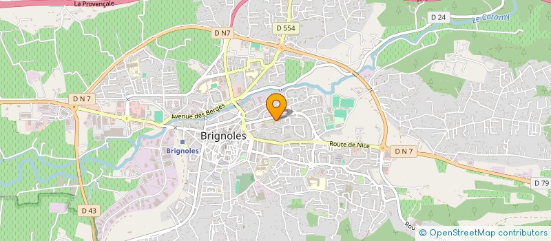 localisation de l'entreprise AGECI ACADEMY  BRIGNOLES