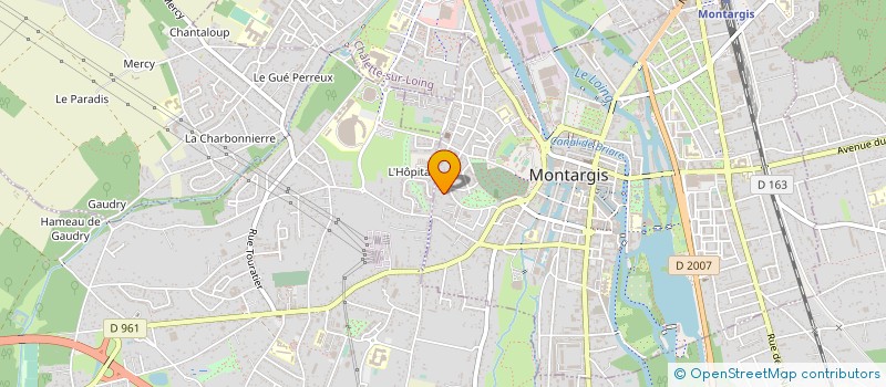 localisation de l'entreprise AGECO à MONTARGIS