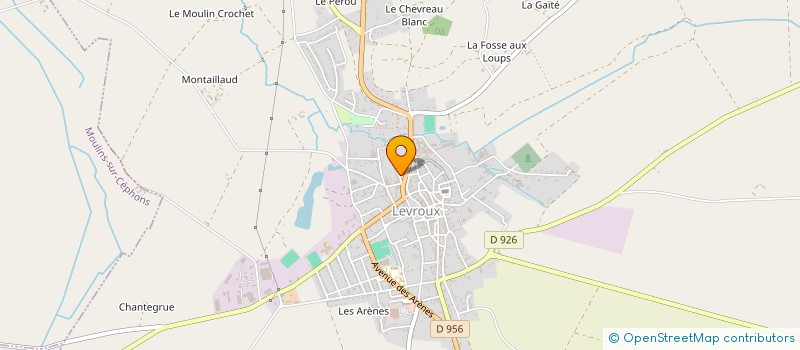 localisation de l'entreprise AGECO CERAMICA à LEVROUX