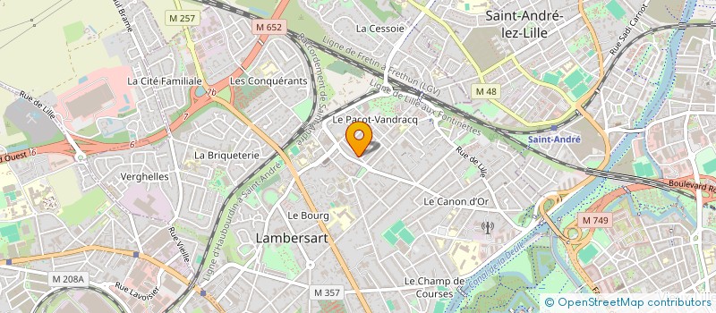 localisation de l'entreprise AGECOBAT à LAMBERSART