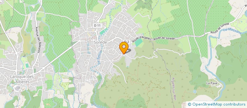 localisation de l'entreprise AGECOM  SOREDE