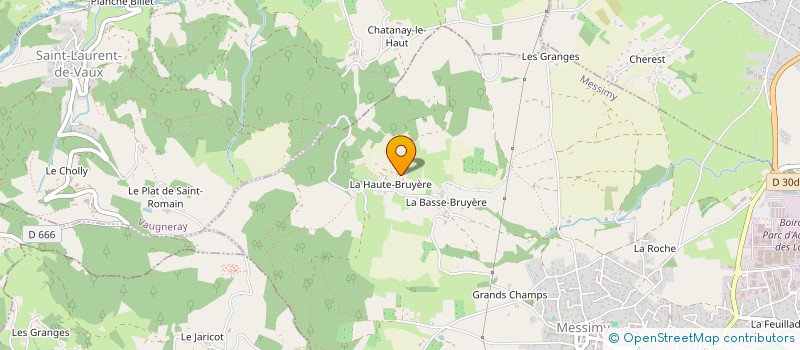 localisation de l'entreprise AGECOMES à MESSIMY