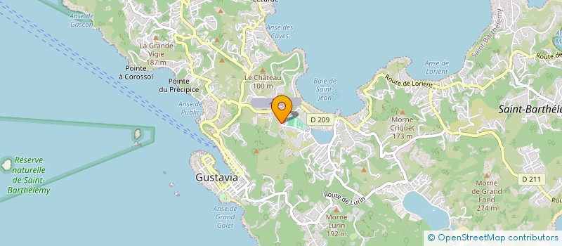localisation de l'entreprise AGECOMEX INTERNATIONAL à SAINT BARTHELEMY