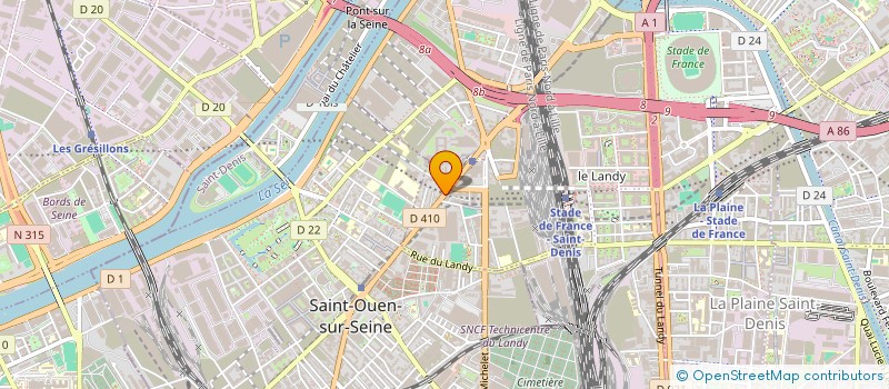 localisation de l'entreprise AGECOMM3D à SAINT-DENIS