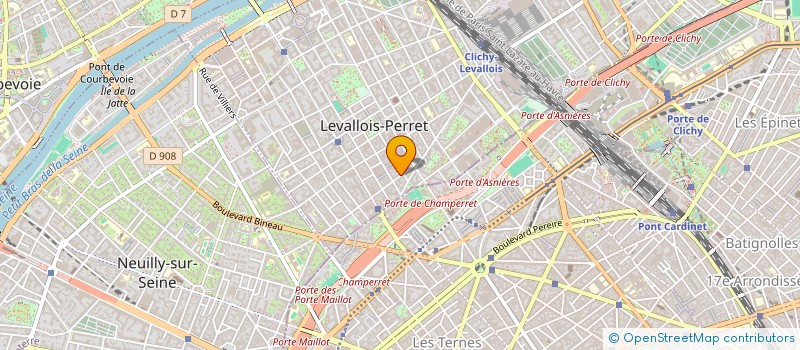 localisation de l'entreprise AGECOPY EURL à LEVALLOIS-PERRET