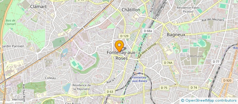 localisation de l'entreprise AGEDAP AGENCE POUR LE DEVELOPPEMENT DE L ACCESSION A LA PROPRIETE à FONTENAY-AUX-ROSES
