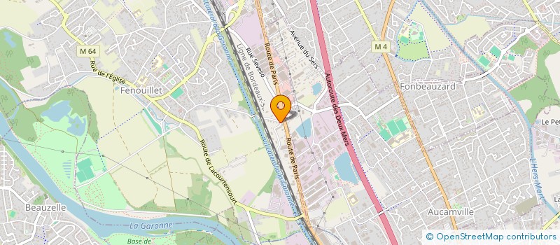 localisation de l'entreprise AGEDECOR  FENOUILLET