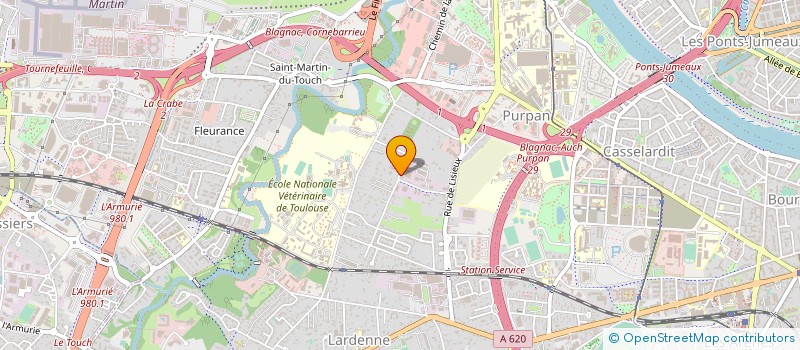 localisation de l'entreprise AGEDIAC à TOULOUSE