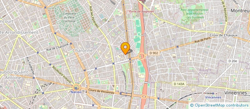 localisation de l'entreprise AGEDIF  PARIS