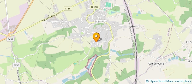 localisation de l'entreprise AGEDIS à DIEMOZ