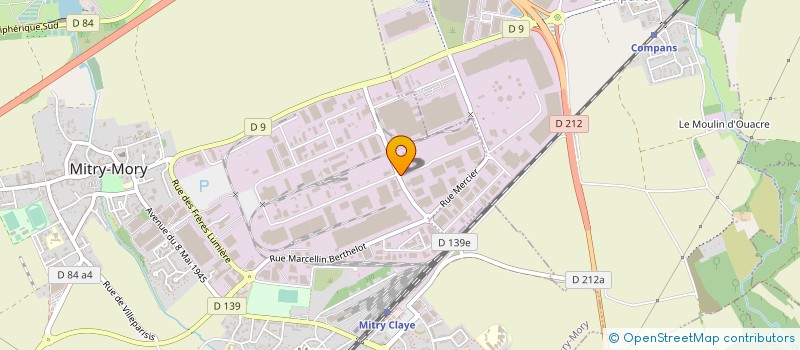 localisation de l'entreprise AGEDIS à MITRY-MORY