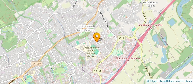 localisation de l'entreprise AGEDO  MONTBONNOT-SAINT-MARTIN