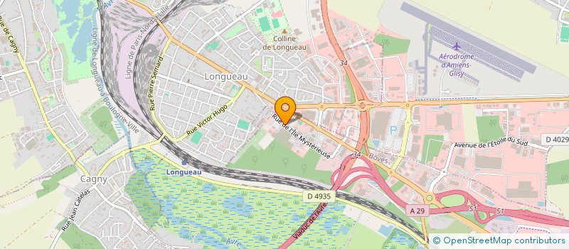 localisation de l'entreprise AGEFA PME PICARDIE à BOVES