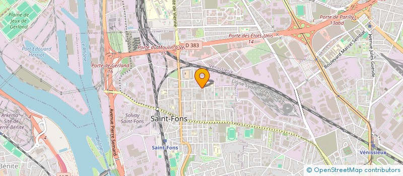 localisation de l'entreprise AGEFFO à LYON