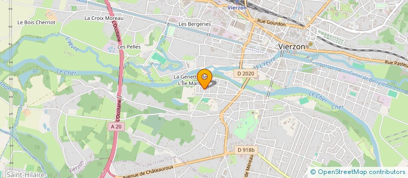 localisation de l'entreprise AGEFICE  VIERZON