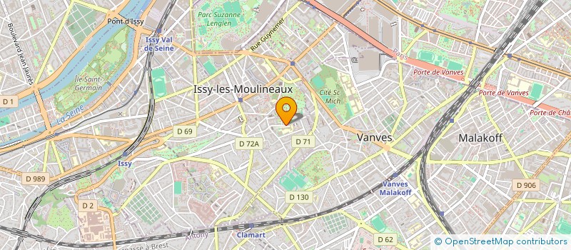 localisation de l'entreprise AGEFORES à ISSY-LES-MOULINEAUX