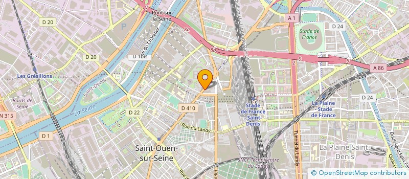 localisation de l'entreprise AGEFOS PME  SAINT-DENIS