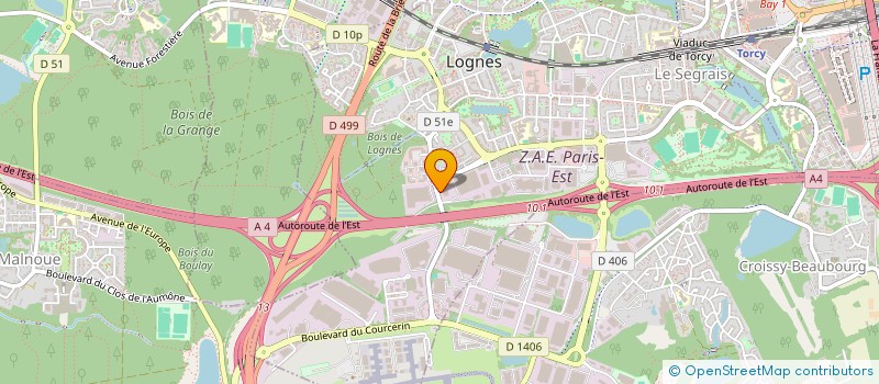 localisation de l'entreprise AGEKOM à LOGNES