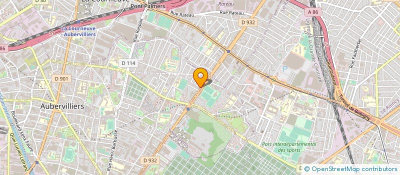 localisation de l'entreprise AGEL INTERNATIONAL à AUBERVILLIERS