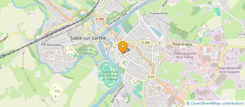 localisation de l'entreprise AGELCOM  SABLE-SUR-SARTHE