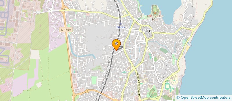 localisation de l'entreprise AGELEC à ISTRES
