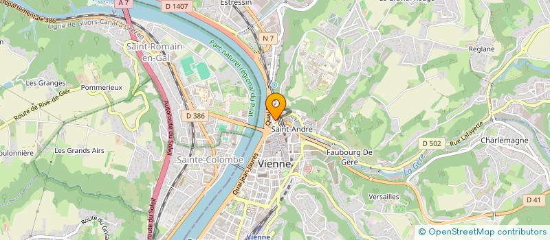 localisation de l'entreprise AGELEC  VIENNE