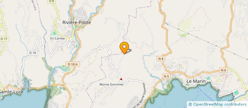 localisation de l'entreprise AGELEC ADIPE CARAIBES  LE MARIN
