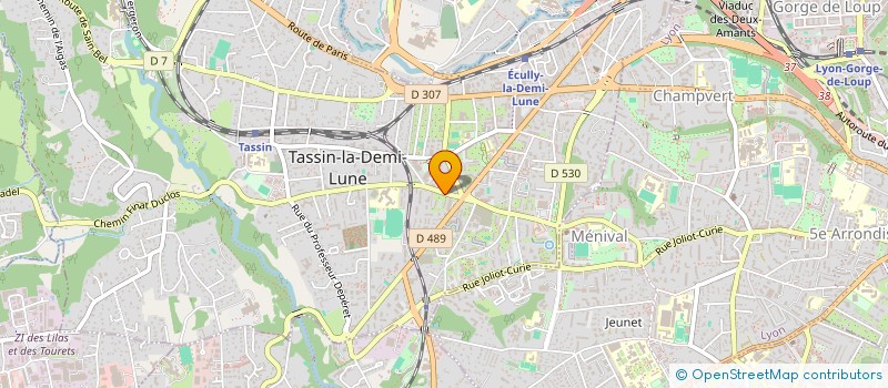 localisation de l'entreprise AGELECTRIC à TASSIN-LA-DEMI-LUNE