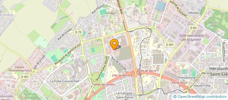 localisation de l'entreprise AGELIA CAEN à CAEN
