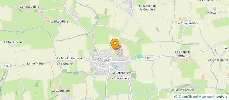 localisation de l'entreprise AGELIN COUVERTURE  MOUZEIL