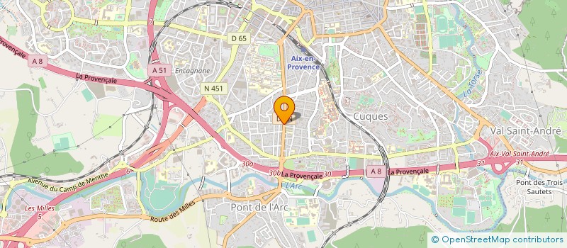 localisation de l'entreprise AGELOU J-CLAUDE ET COSTE ANDRE à AIX-EN-PROVENCE