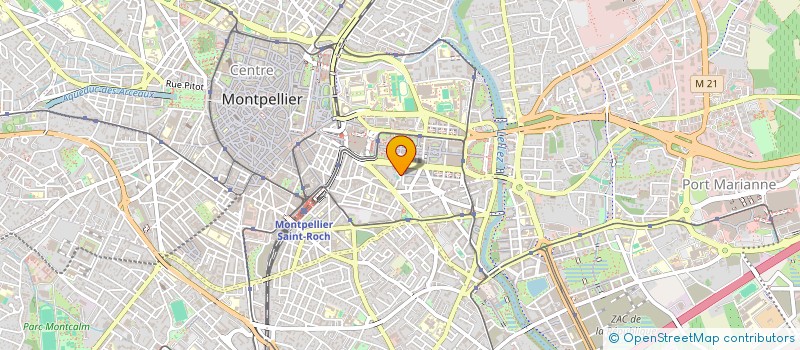 localisation de l'entreprise AGEM  MONTPELLIER