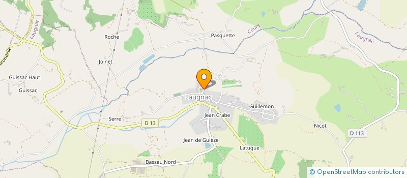 localisation de l'entreprise AGEM CARNOT  LUSIGNAN-PETIT