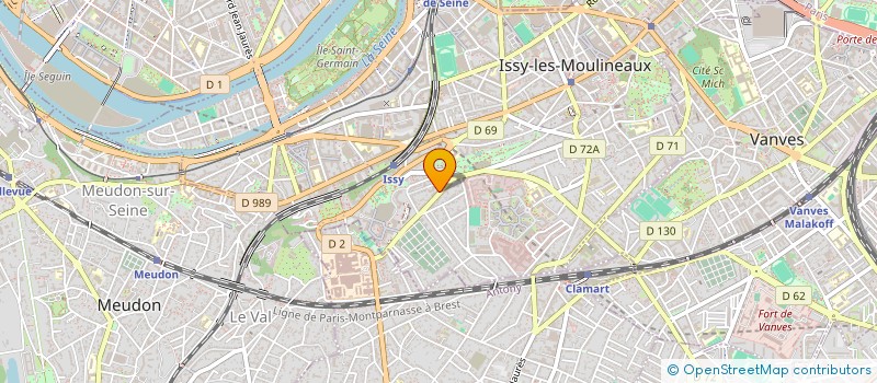 localisation de l'entreprise AGEMA CONSEIL à ISSY-LES-MOULINEAUX